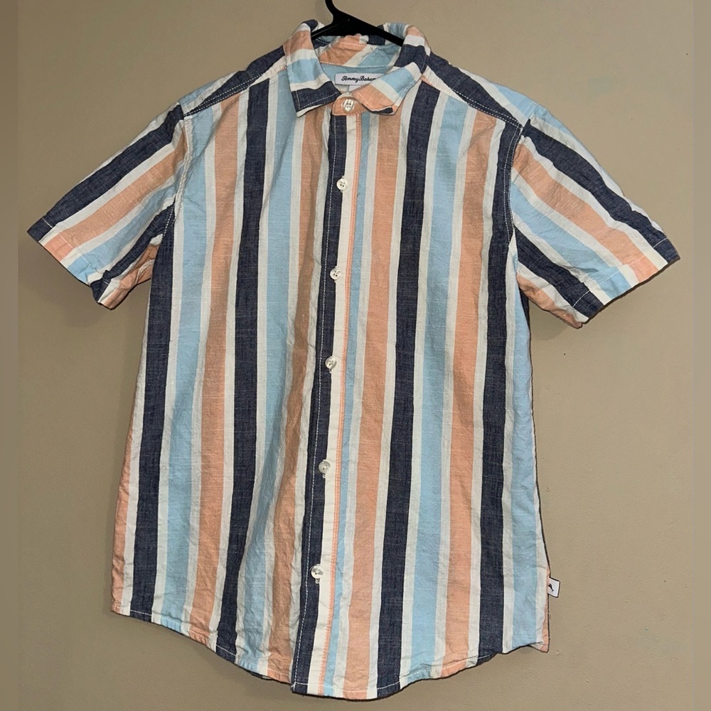 Tommy Bahama short-sleeve polo striped shirt